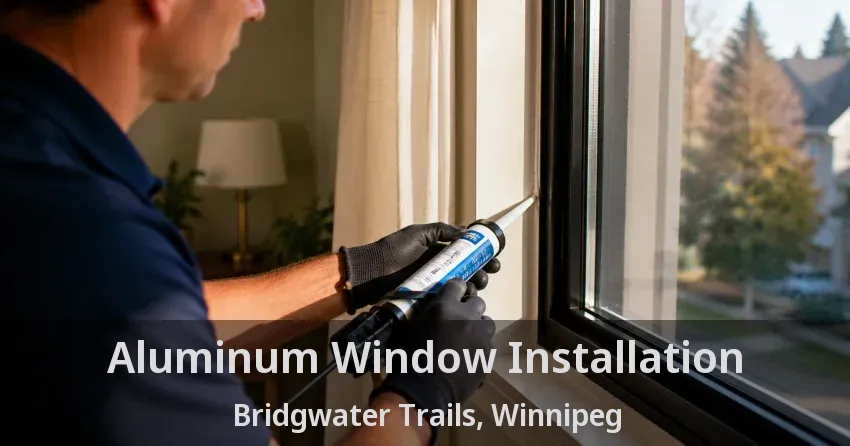 Aluminum Window Installation Bridgwater Trails, Winnipeg - MB