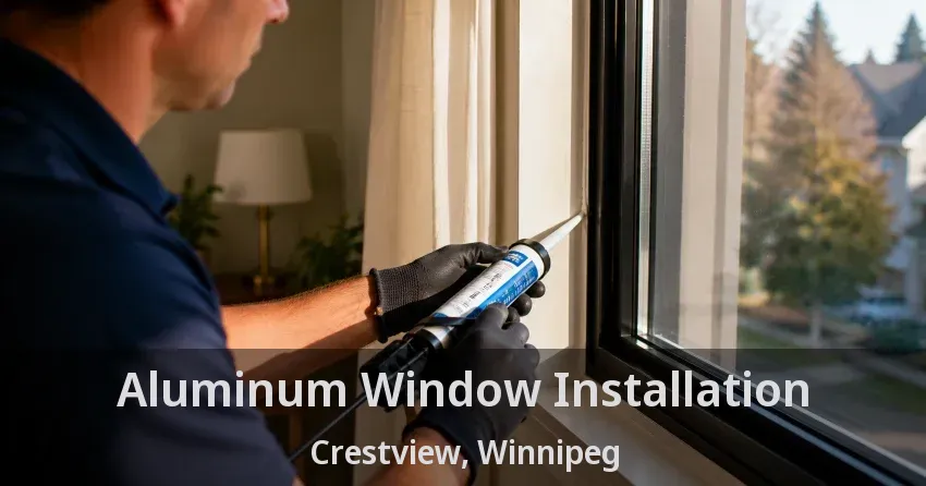 Aluminum Window Installation Crestview, Winnipeg - MB