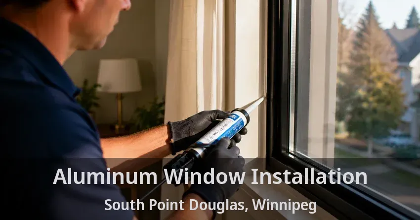 Aluminum Window Installation South Point Douglas, Winnipeg - MB
