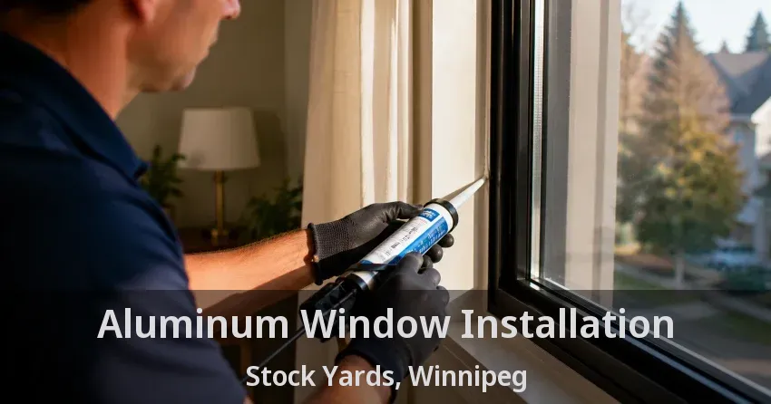 Aluminum Window Installation Stock Yards, Winnipeg - MB