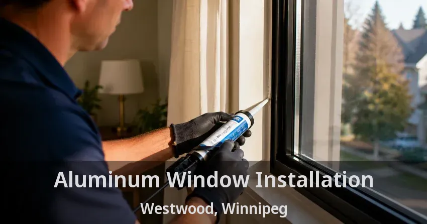 Aluminum Window Installation Westwood, Winnipeg - MB