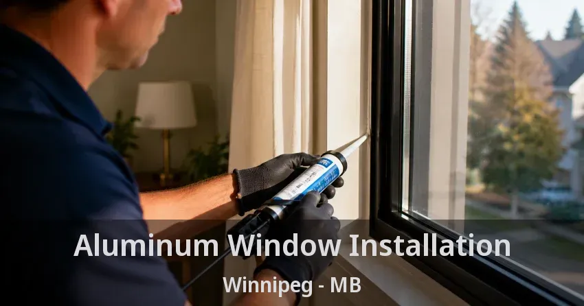 Aluminum Window Installation Winnipeg - MB