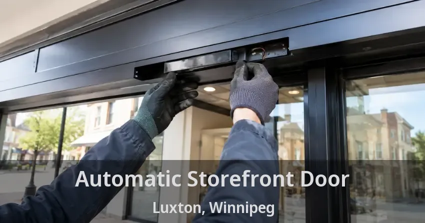 Automatic Storefront Door Luxton, Winnipeg - MB