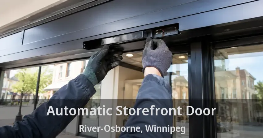 Automatic Storefront Door River-Osborne, Winnipeg - MB