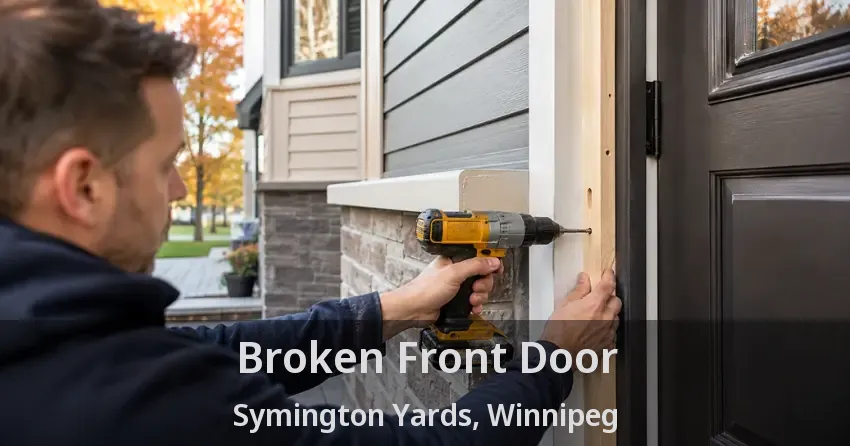 Broken Front Door Symington Yards, Winnipeg - MB