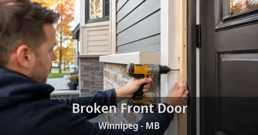 Broken Front Door Winnipeg - MB