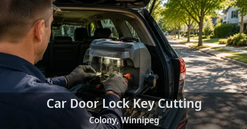 Car Door Lock Key Cutting Colony, Winnipeg - MB
