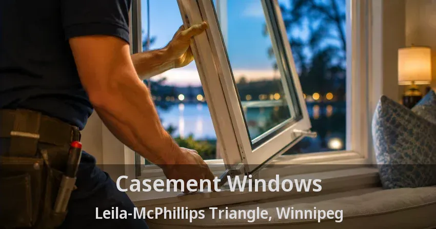 Casement Windows Leila-McPhillips Triangle, Winnipeg - MB