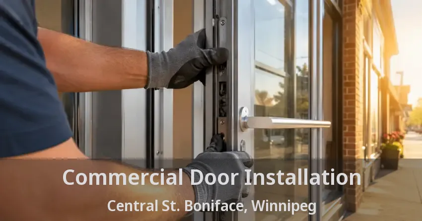 Commercial Door Installation Central St. Boniface, Winnipeg - MB