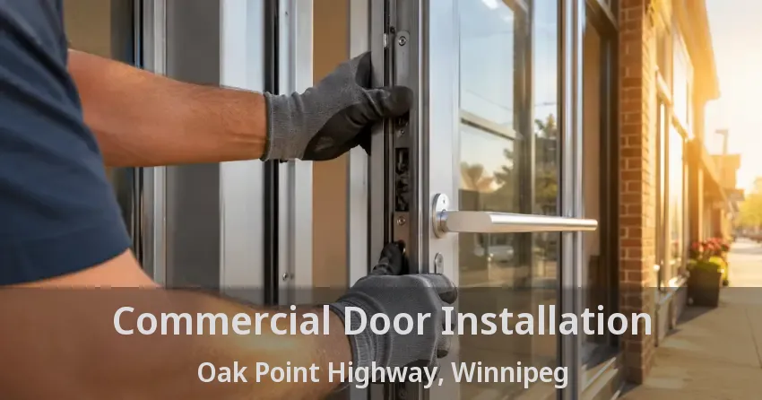 Commercial Door Installation Oak Point Highway, Winnipeg - MB