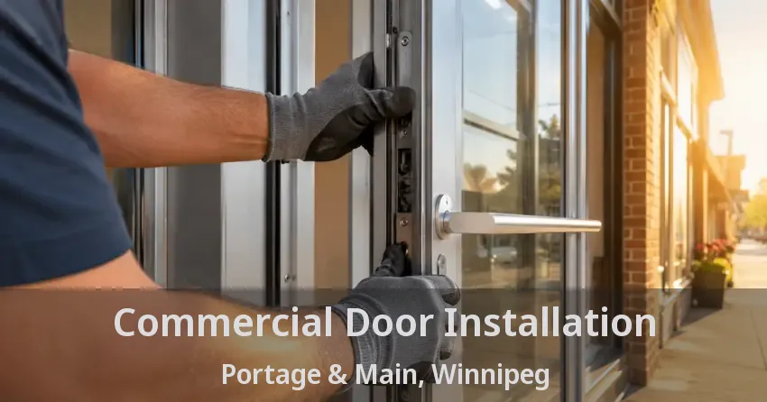 Commercial Door Installation Portage & Main, Winnipeg - MB