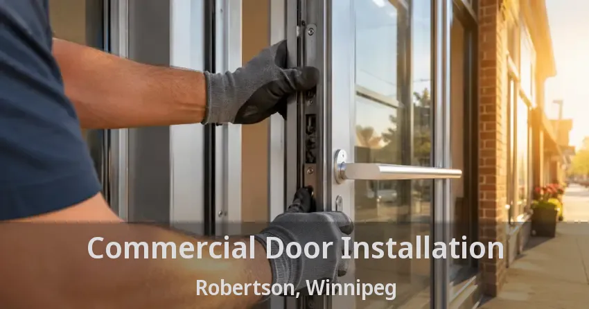 Commercial Door Installation Robertson, Winnipeg - MB