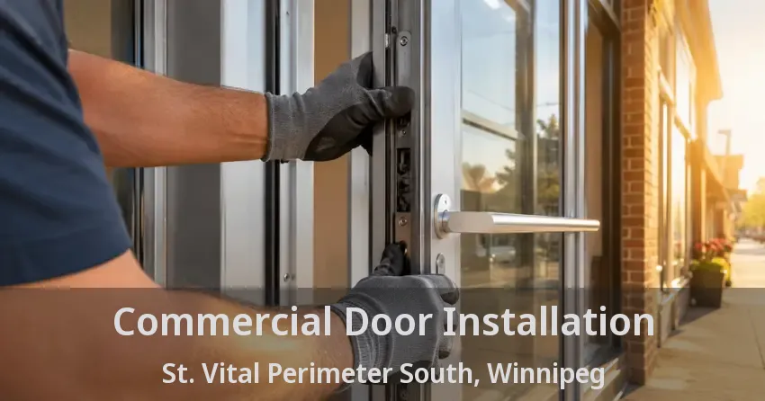 Commercial Door Installation St. Vital Perimeter South, Winnipeg - MB