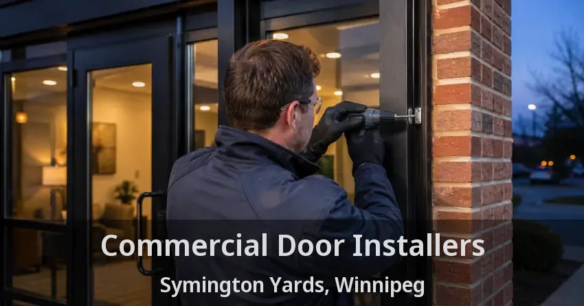 Commercial Door Installers Symington Yards, Winnipeg - MB