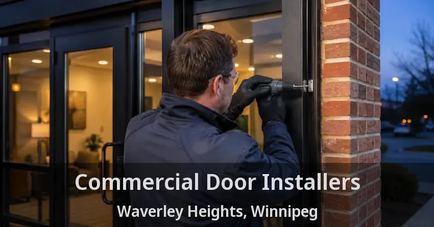 Commercial Door Installers Waverley Heights, Winnipeg - MB