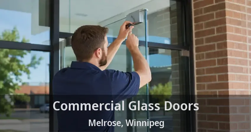 Commercial Glass Doors Melrose, Winnipeg - MB