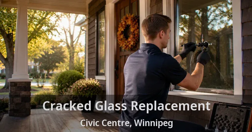 Cracked Glass Replacement Civic Centre, Winnipeg - MB