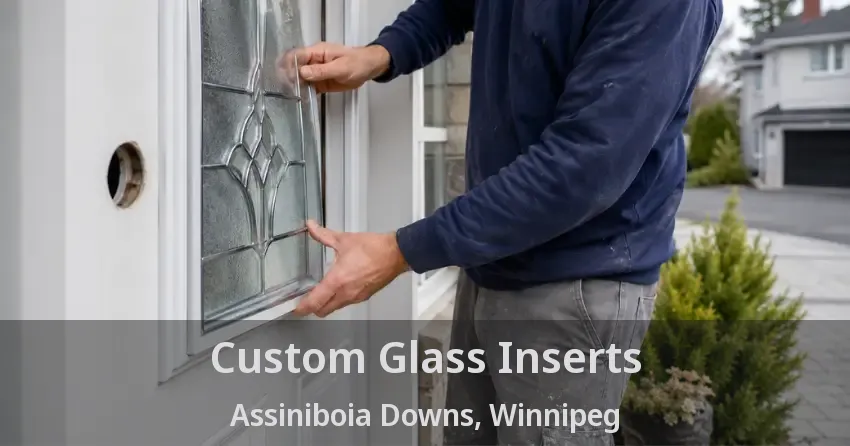 Custom Glass Inserts Assiniboia Downs, Winnipeg - MB