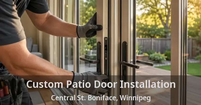 Custom Patio Door Installation Central St. Boniface, Winnipeg - MB