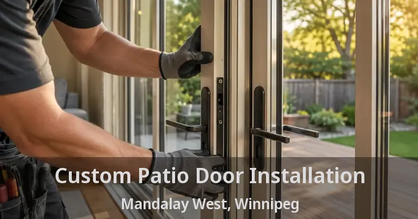 Custom Patio Door Installation Mandalay West, Winnipeg - MB