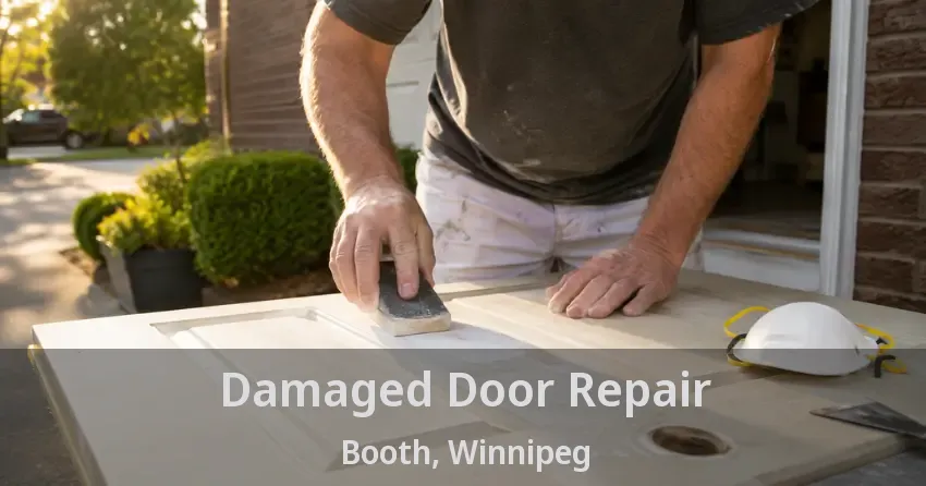 Damaged Door Repair Booth, Winnipeg - MB