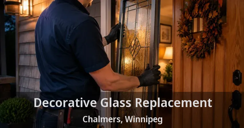 Decorative Glass Replacement Chalmers, Winnipeg - MB
