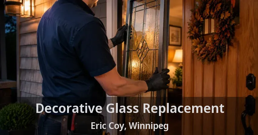 Decorative Glass Replacement Eric Coy, Winnipeg - MB