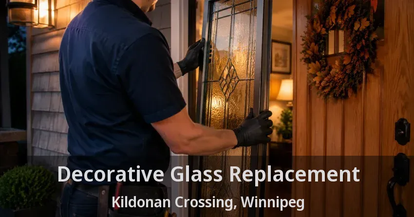 Decorative Glass Replacement Kildonan Crossing, Winnipeg - MB