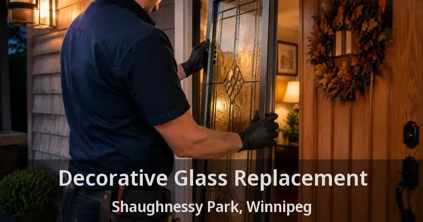 Decorative Glass Replacement Shaughnessy Park, Winnipeg - MB