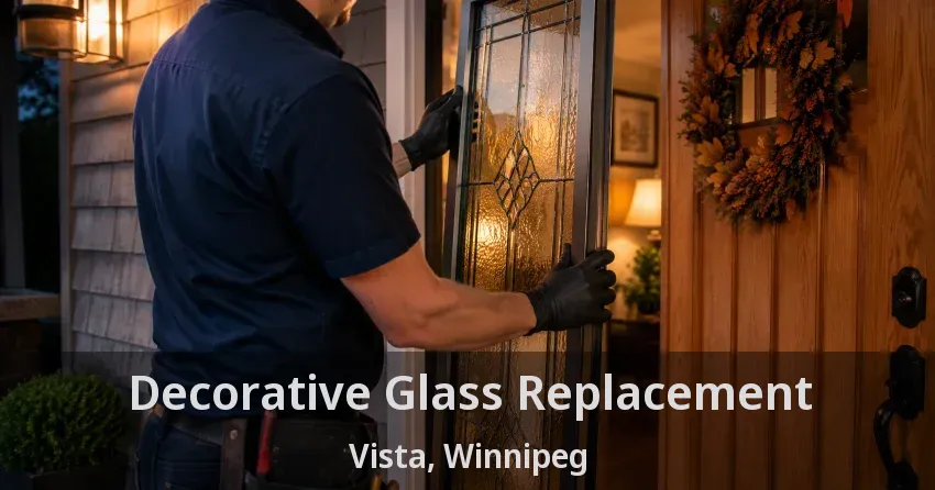 Decorative Glass Replacement Vista, Winnipeg - MB