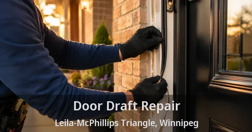 Door Draft Repair Leila-McPhillips Triangle, Winnipeg - MB