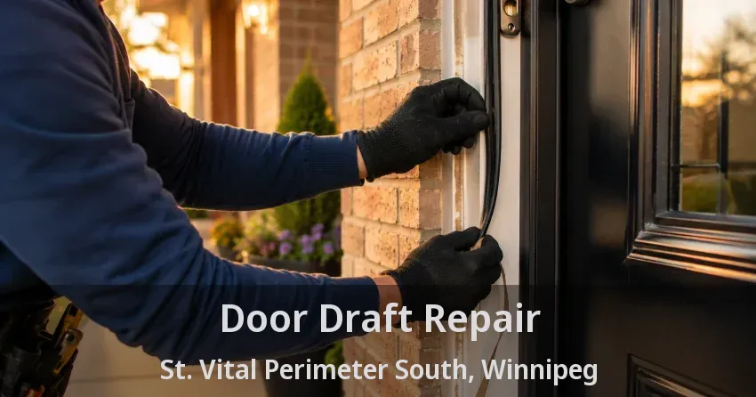 Door Draft Repair St. Vital Perimeter South, Winnipeg - MB