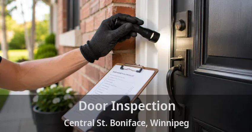 Door Inspection Central St. Boniface, Winnipeg - MB