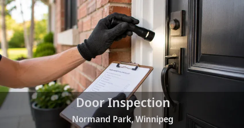 Door Inspection Normand Park, Winnipeg - MB