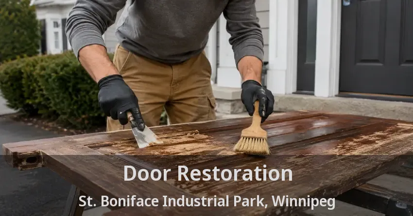 Door Restoration St. Boniface Industrial Park, Winnipeg - MB