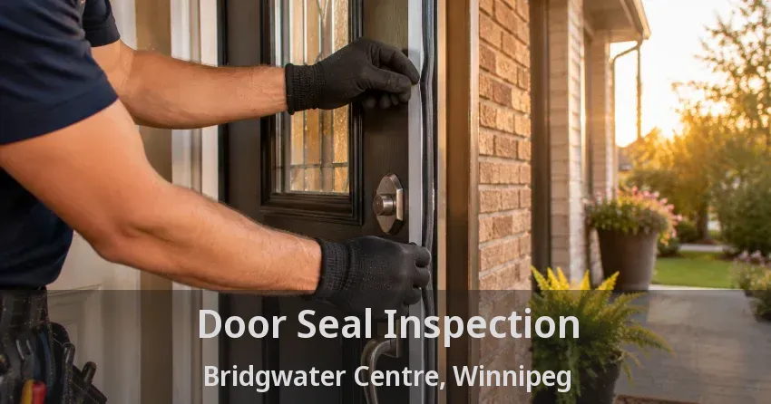 Door Seal Inspection Bridgwater Centre, Winnipeg - MB