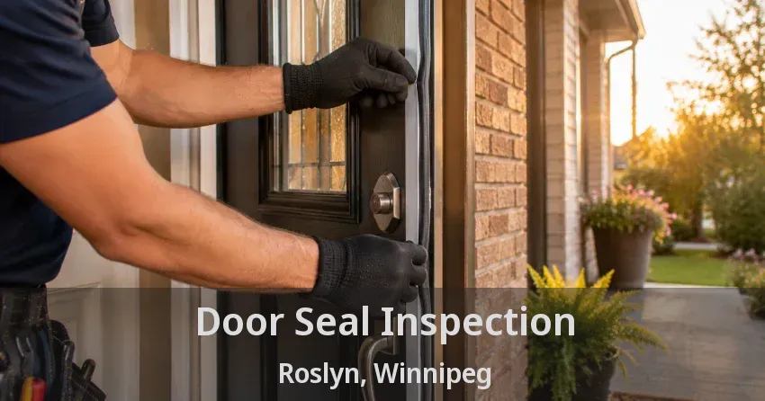 Door Seal Inspection Roslyn, Winnipeg - MB