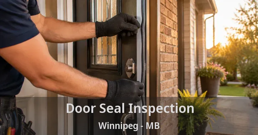 Door Seal Inspection Winnipeg - MB