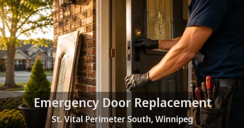 Emergency Door Replacement St. Vital Perimeter South, Winnipeg - MB