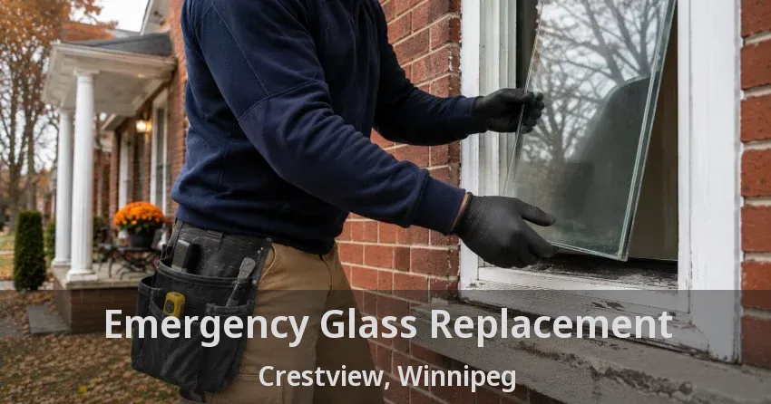 Emergency Glass Replacement Crestview, Winnipeg - MB