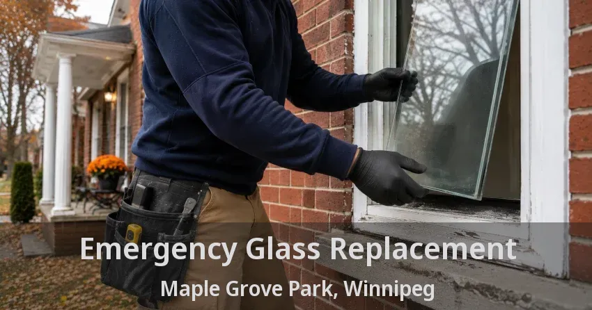 Emergency Glass Replacement Maple Grove Park, Winnipeg - MB