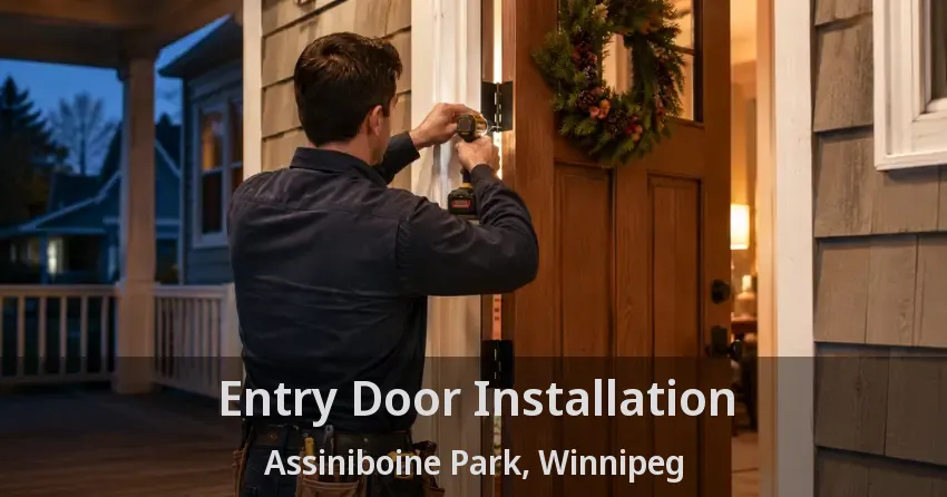 Entry Door Installation Assiniboine Park, Winnipeg - MB