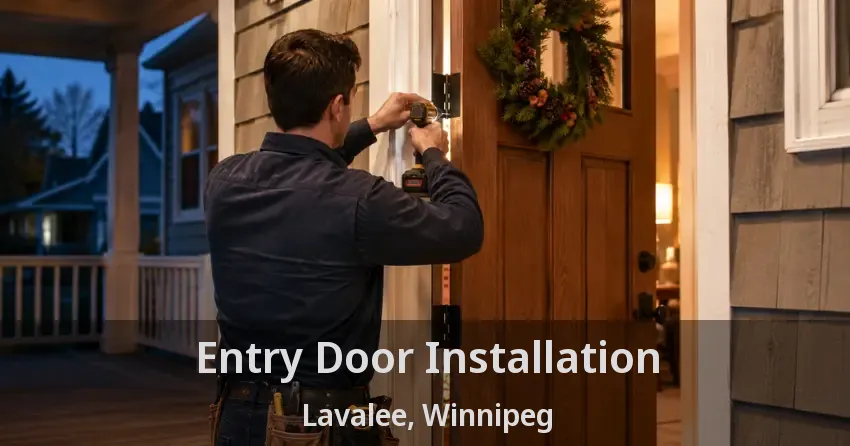 Entry Door Installation Lavalee, Winnipeg - MB
