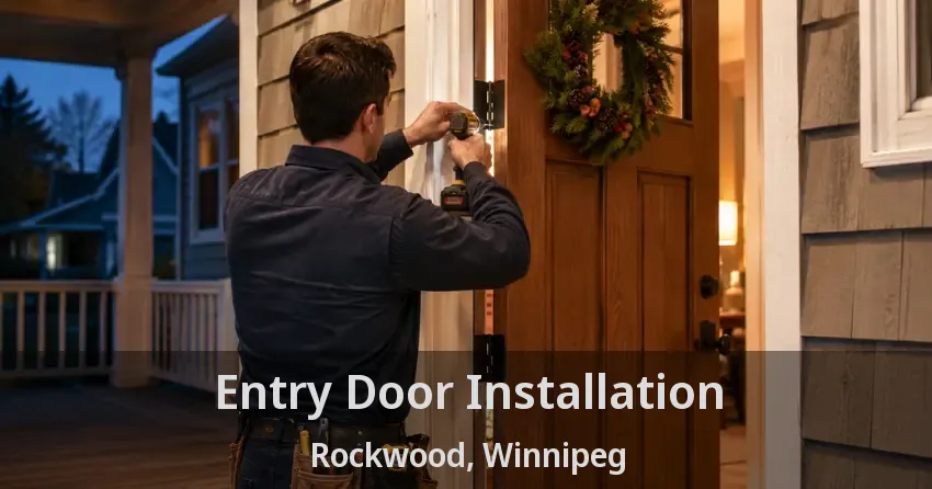 Entry Door Installation Rockwood, Winnipeg - MB