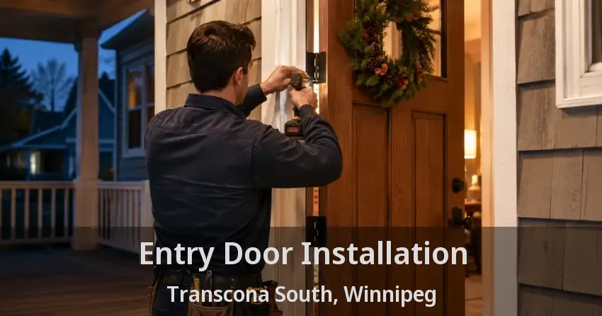 Entry Door Installation Transcona South, Winnipeg - MB