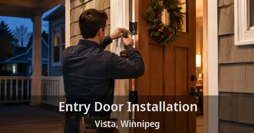 Entry Door Installation Vista, Winnipeg - MB