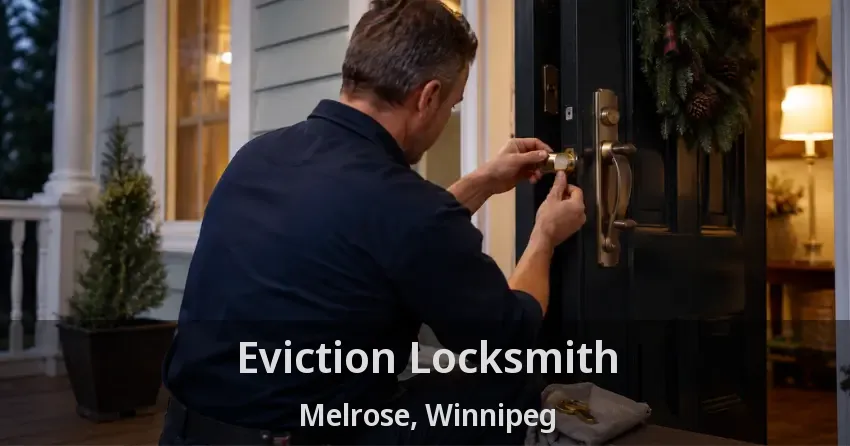 Eviction Locksmith Melrose, Winnipeg - MB