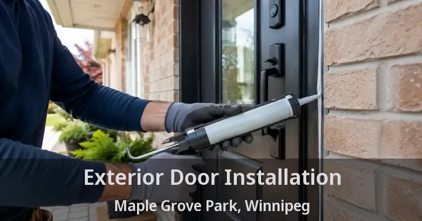 Exterior Door Installation Maple Grove Park, Winnipeg - MB