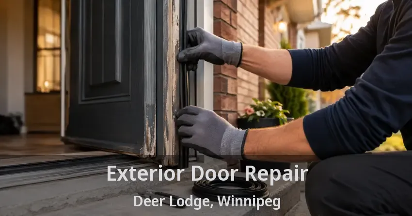 Exterior Door Repair Deer Lodge, Winnipeg - MB