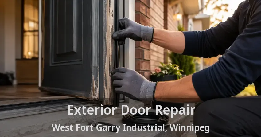 Exterior Door Repair West Fort Garry Industrial, Winnipeg - MB